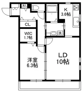 BELTIS椎名町【3階】の間取り