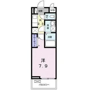 フィオーレ【3階】の間取り