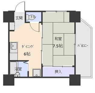ノースヒルズ北泉田【2階】の間取り