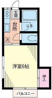 コーポ倉田【2階】の間取り