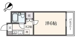 ハイツy【2階】の間取り