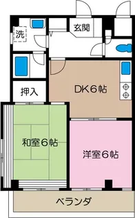 サンシティ赤坂II【2階】の間取り
