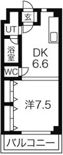 ミアカーサ矢田【2階】の間取り
