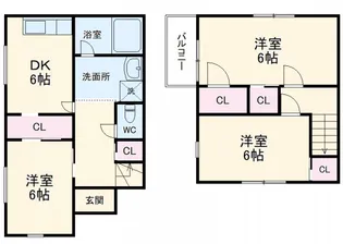千葉県柏市篠籠田【一戸建】の間取り