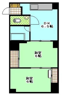 国際コーポ【5階】の間取り