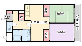龍宝マンション【3階】の間取り