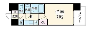 プレサンス名古屋STATIONサティナ【2階】の間取り