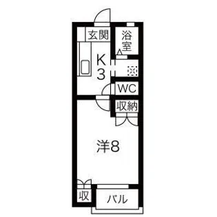 クレアール【1階】の間取り