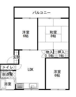 メゾン旭陽III【1階】の間取り