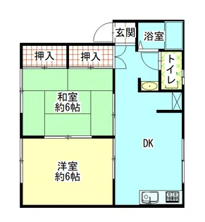 アネックスHIRO【2階】の間取り