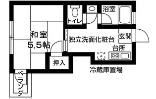 ロッソ別府【3階】の間取り