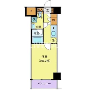クレヴィスタ大森西【7階】の間取り