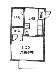 PUREハイツ【1階】の間取り