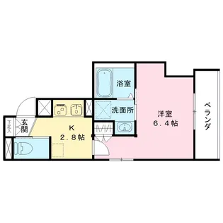 リーリック小杉13【4階】の間取り