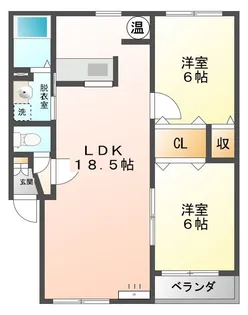 Mハイツ宮の森11【2階】の間取り