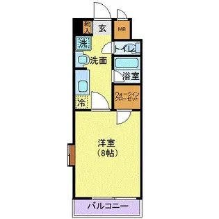 PINE上杉【6階】の間取り