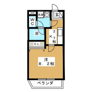 サンヒルズSSKII【4階】の間取り