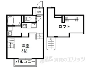 プロス城町【1階】の間取り