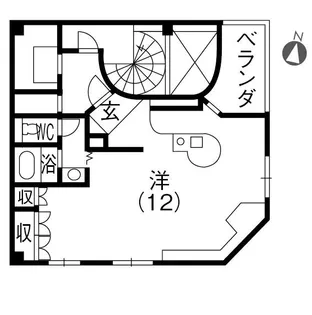 パセオ浜町【5階】の間取り