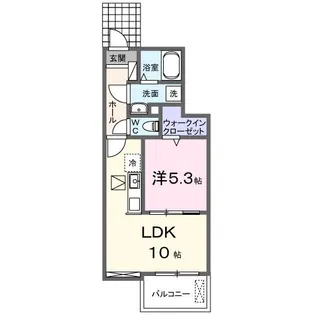 アムール II【1階】の間取り