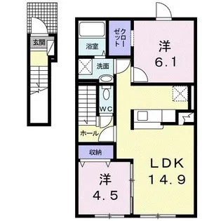 ハーモニー【2階】の間取り