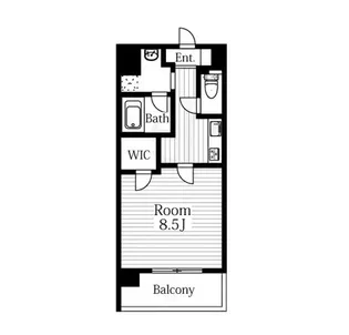 メイプルコート布池【5階】の間取り