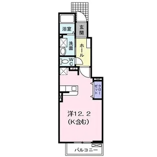 ブリーゼ【1階】の間取り