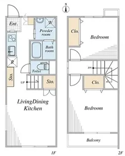 東京都八王子市元横山町3【一戸建】の間取り