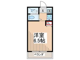 大朋ハイツ【2階】の間取り