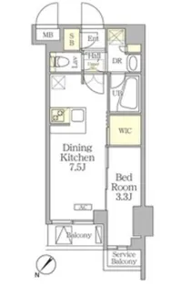 東京都目黒区青葉台3【マンション】の間取り