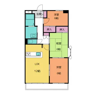アルビレオ【3階】の間取り