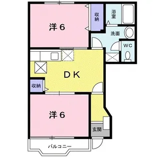 リーバイバー【1階】の間取り