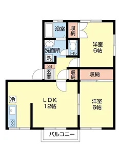ビューティフルヒル美丘B【1階】の間取り