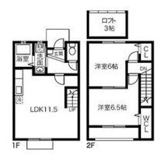 岐阜県美濃加茂市西町6【一戸建】の間取り