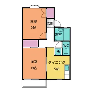 アーバンハイツ A棟【2階】の間取り