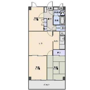 シューマII【3階】の間取り