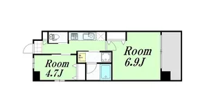 スプランディッド新大阪III【3階】の間取り