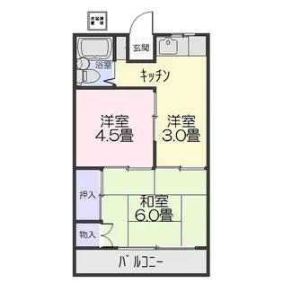 ハイツシャローム・フルヤ【1階】の間取り