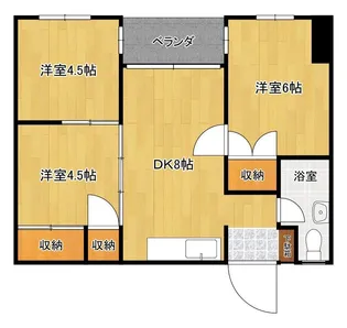 沖縄県那覇市泊1【一戸建】の間取り