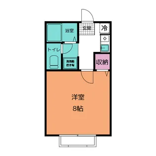 ボヌール大形山B【1階】の間取り