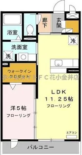 バラディー伏見【3階】の間取り