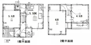 広島県広島市中区江波西2【一戸建】の間取り