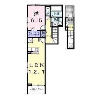 埼玉県さいたま市見沼区深作2【アパート】の間取り