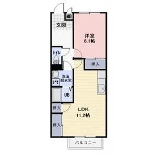 Crea Dream【1階】の間取り