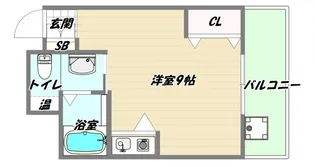 大阪府大阪市淀川区宮原1【マンション】の間取り