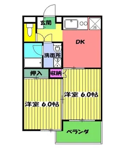 ドムスアライ壱番館【3階】の間取り