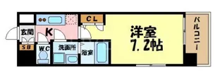 UURコート名古屋名駅【15階】の間取り
