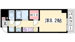 アスヴェル神戸元町海岸通【6階】の間取り