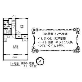 サンヴァレー田中【2階】の間取り