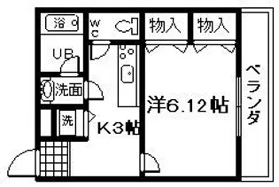 カモミールコート【2階】の間取り